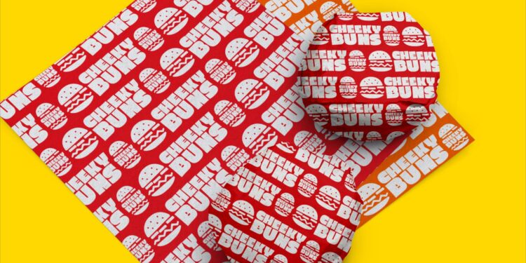 Custom Burger Wrapping Paper